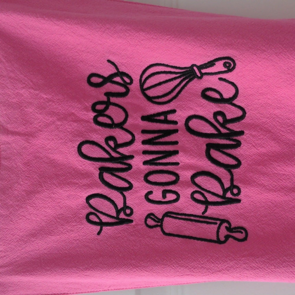 Sweet Stamp Pink Baking Apron